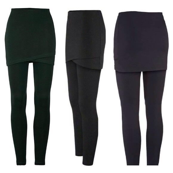 Cabi M'Leggings Skirt Leggings in Black - Picture 2 of 8